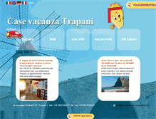 Tablet Screenshot of lecasevacanzetrapani.com